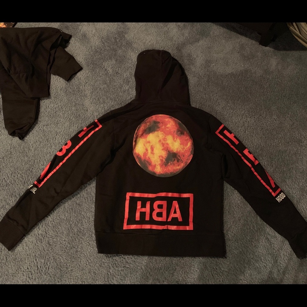Hood by Air hoodie and Supreme T-shirt